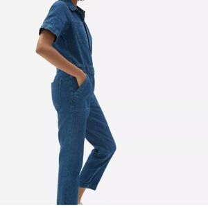EVERLANE SUPER SOFT SUMMER JEAN JUMPSUIT COVERALLS SIZE 6